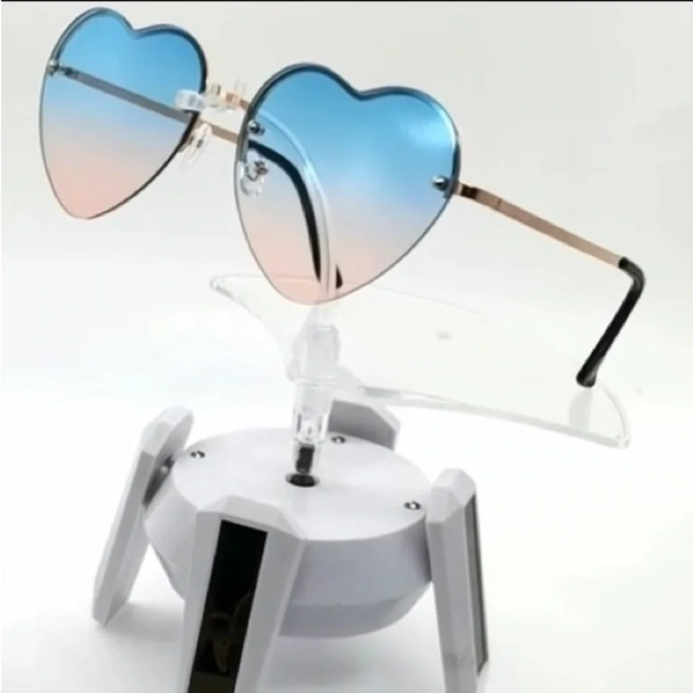 Glasses, Heartfelt Style, Pink, White & Blue, NEW, Trendy
